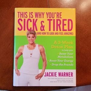 3 Week Detox Plan Hardcover Book For Weight Loss & Energy- Jackie Warner
